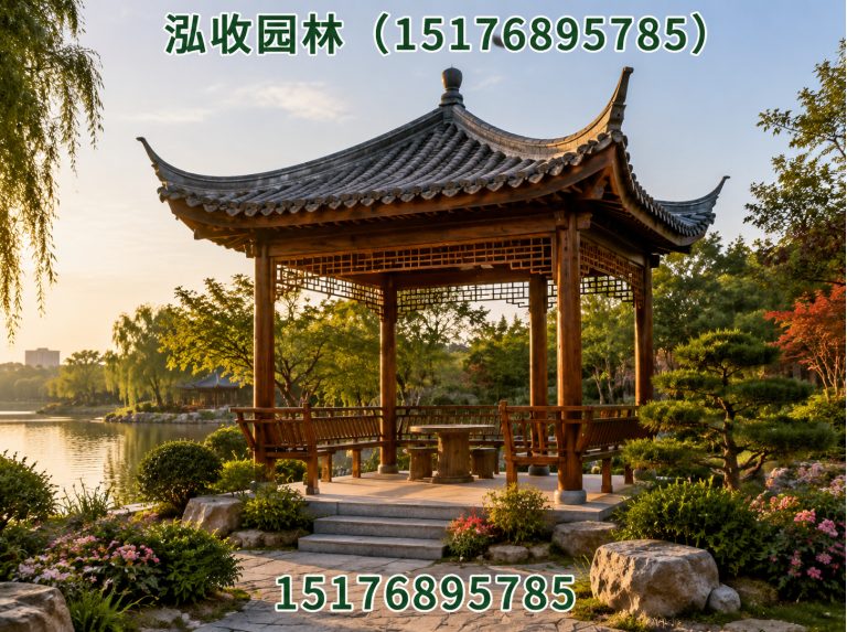 文山防腐木展示图