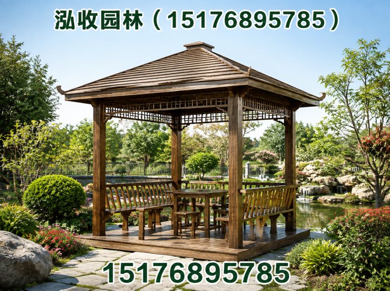 文山京津冀防腐木工程展示图